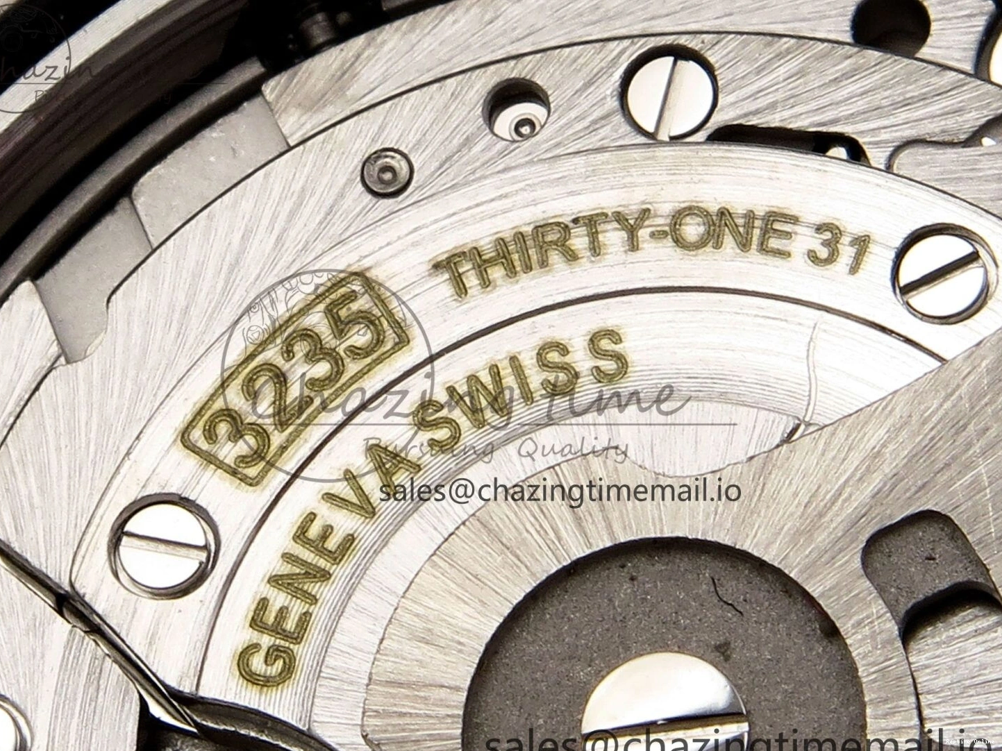 0509 GoodFit DateJust 41 126334 EWEF Best Edition Gray Dial Green Roman on Oyster Bracelet A 1054